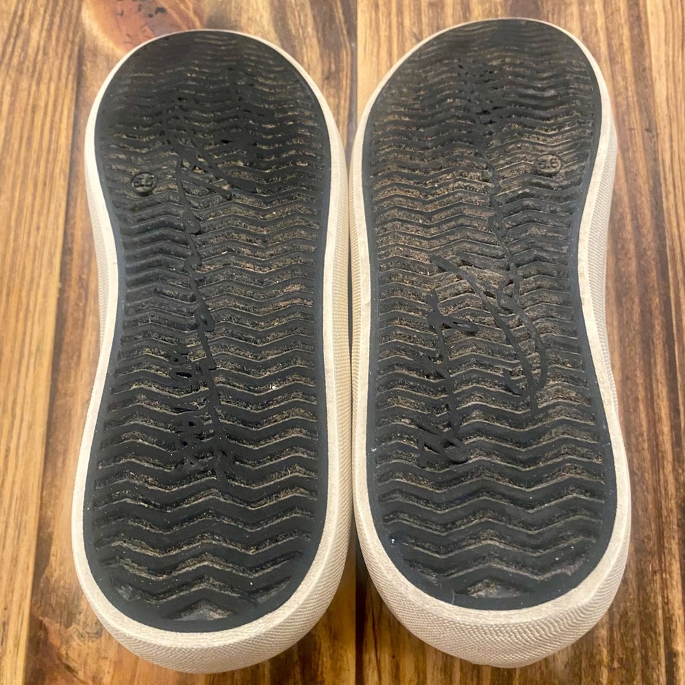 Vintage Havana Women's Size 5.5 Forrest RO White Glitter Camo Distressed Sneaker - Picture 5 of 5